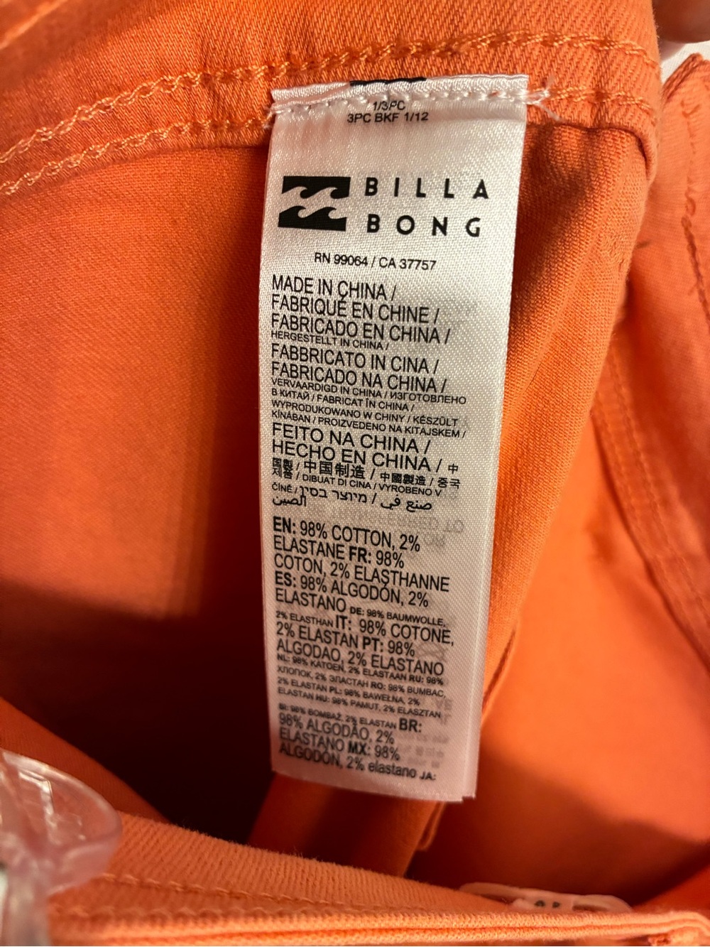 Billabong Free Fall Trouser Jeans Women’s Size 31 - Picture 6 of 6